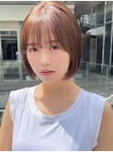 大人ボブ#前髪#イメチェン#ウェーブパーマ#こなれミディ
