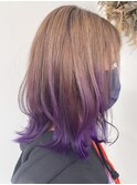 【パープル】×【グラデーションカラー】