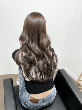 イオエ(ioe) 前髪/アンブレラカラー/こなれミディ/イメチェン/ウェーブパーマ