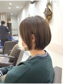 八戸ショートボブナチュラル縮毛矯正20代30代40代