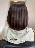 ストレートヘアー【ミディアムボブ】