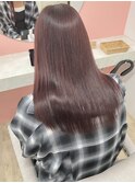 アッシュくすみピンクグレージュベージュ/元住吉ヘアカラー