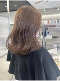 ブリーチなしブラウン/透明感カラー【佐々木麻衣】