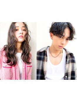 【カット+コスメパーマ+最新tr\7000】この季節のイメチェンはkateの透明感溢れるパーマで決まり♪