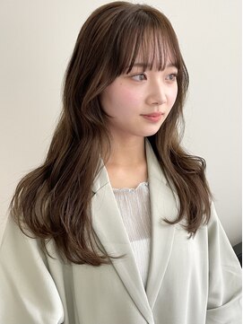 ゼスト ジグ(ZEST ZIGU) 顔まわりカット　オリーブベージュ　透明感カラー【maiko】