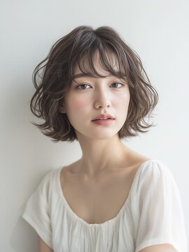 ロア インターナショナル 新宿店(LoA International) 20代30代大人かわいい顔まわりレイヤーカット