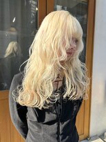 ヲタク(wotaku.)&nbsp;ホワイトブロンド抜きっぱなしブリーチダブルブリーチハイトーン