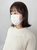 アイティーバイアルバム 下北沢店(IT by ALBUM)&nbsp;ミディアムボブ外ハネボブ美髪おくれ毛_ba381661