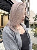 春のトレンドカラー、外国人風ダブルカラーとピンクグレージュ