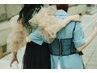 《平日限定》似合わせカット＋カラー(アルカリ除去)＋SOLASトリートメント