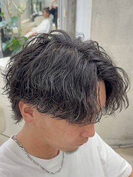 エデアンホンテン メンズサロン(EDEAN 本店 (旧:EDEAN 上通)) 熊本メンズサロン波巻きスパイラルシャドウパーマMEN'S HAIR