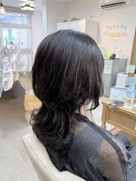 ロッコ 船橋駅(Rocco) 簡単セット 襟足長めウルフハイレイヤーカット 船橋駅 船橋