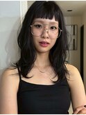 デザインカット/ぱっつんバング/大人可愛い