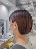 冬のうる艶髪◎髪質改善ストレートボブ×暗髪