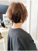 福山Caary20代30代40代50代60代ショートヘア小顔補正立体カット