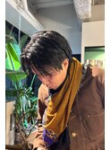 【スタイリングを楽に】メンズセンターパート