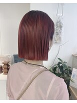 オニキス 原宿(ONYX)&nbsp;h90 切りっぱなしボブ、暖色カラー