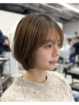 キートス(Kiitos) 【顔まわり短め】小顔見せ×抜け感ショートボブ