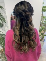 ケファ(Kepa) ゆるふわ ハーフアップ