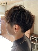 ニュアンスパーマメンズショートツーブロック