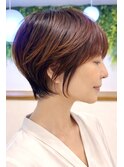 ショートカット/似合わせショート/白髪ぼかし/似合わせ診断