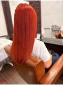 ビビットコッパーレッドカラー♪