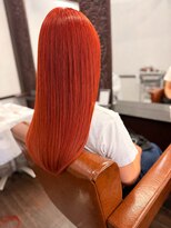 シュシュ(chou chou)&nbsp;ビビットコッパーレッドカラー♪