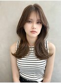 TLUUSダークパープルミルクブラウンナチュラルショート