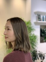トリコ アヴェダ ららテラス北綾瀬(tricot AVEDA) 大人ボブ/アッシュブラウン/赤み消しカラー/艶カラー