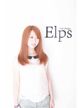 ヘアーデザイン エルピス(hair design Elps) オレンジベージュ