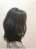 縮毛矯正トリートメント×外ハネミディアム