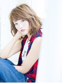 ブリーチカラーを髪質改善×大人かわいいフェミニンボブ☆1
