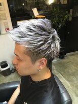 バーバー スタジオ ラフテル(Barber Studio RAFTEL)&nbsp;2ブロックジェットモヒカン！シルバー