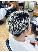 ハイブリーチ×パーマメンズスタイル【BELL桜新町/用賀】