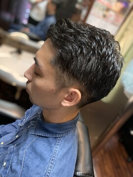 ヒロギンザ 新橋日比谷口店(HIRO GINZA) 七三バックスタイル