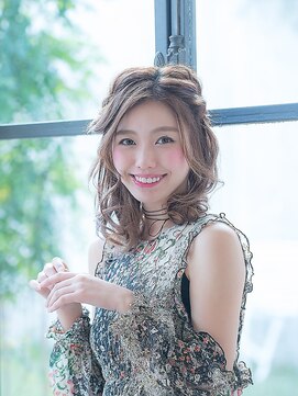 オーブ ヘアー アムール 学芸大学店(AUBE HAIR amour) 【無造作】カジュアル編み込みスタイル♪