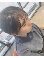 エミュー(emue)&nbsp;京都20代30代★艶カラー前髪インナーカラー耳かけショート○中島