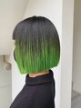 サロンドミルク 溝の口店(salon de MiLK) カラーバターを使ったデザイン性の高いスタイルも得意です。