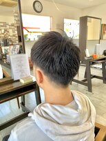 オレンジ(orange)&nbsp;【orange大分賀来】メンズツーブロックスタイル