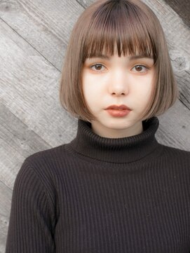 ルティア(Lutia) ナチュラル縮毛矯正でまとまりボブ