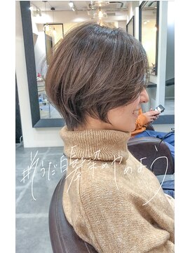 サロンドミルク 溝の口店(salon de MiLK) 大人美人ショート×脱白髪染めハイライト