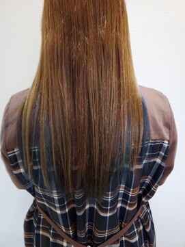 アラワラブルー(arrawarra blue) インナーカラーストレート/20代/30代/40代/50代/倉敷