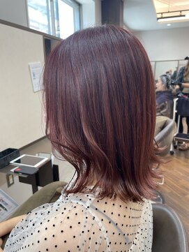 アプシー 三田駅前店(Apsee) チェリーブラウン/外ハネボブ