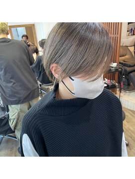 ハーツ(Heart's) 40代50代60代◎大人ナチュラルショート白髪ぼかしハイライト