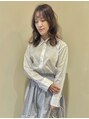 ヘアー アンド ビューティー リル(rille) シースルー前髪のゆるふわミディアムパーマstyle