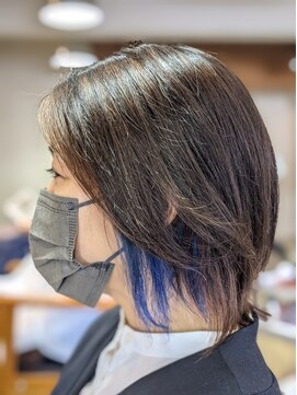 シルフ 武蔵小金井店(sylph) ナイトブルー　インナーカラー