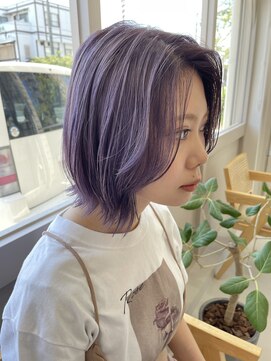 ラシク(racic) 【racic】ブリーチダブルカラー♪ラベンダーパープル