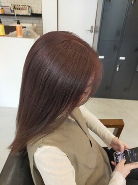 リーフ ヘア 上田美容研究所(Lief hair) オレンジブラウン