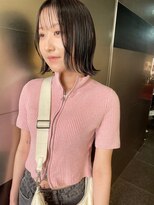 ガリカ 大名(Gallica)&nbsp;【恒吉佐央理】シースルーバングに顔まわりレイヤーで垢抜けボブ