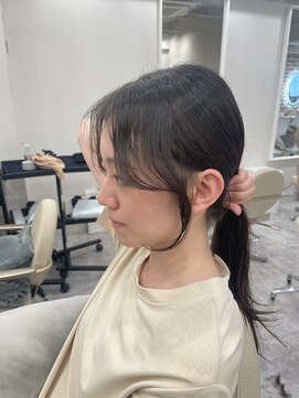 ウルア 吉祥寺店(ULUA) 髪質改善 艶髪 韓国風 エギョモリ ブルーブラック 吉祥寺